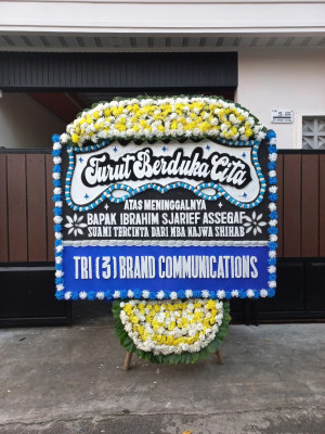 Papan Bunga Duka di Sukamenanti Baru